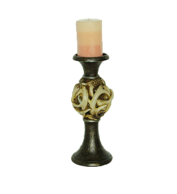 Antler Ball Pilar Candle Holder