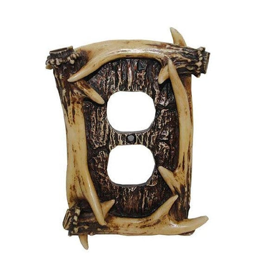 Antler Outlet Cover Wall Plate