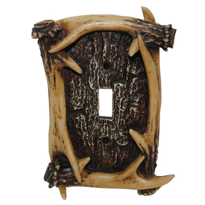 Antler Single Wall Switch Plate