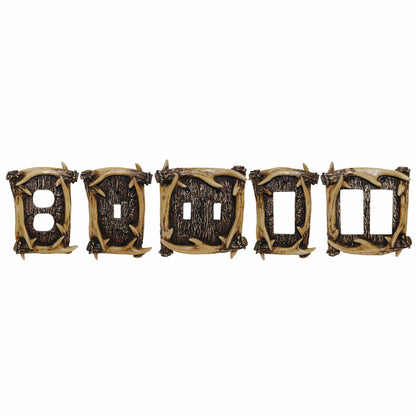 Antler Single Wall Switch Plate