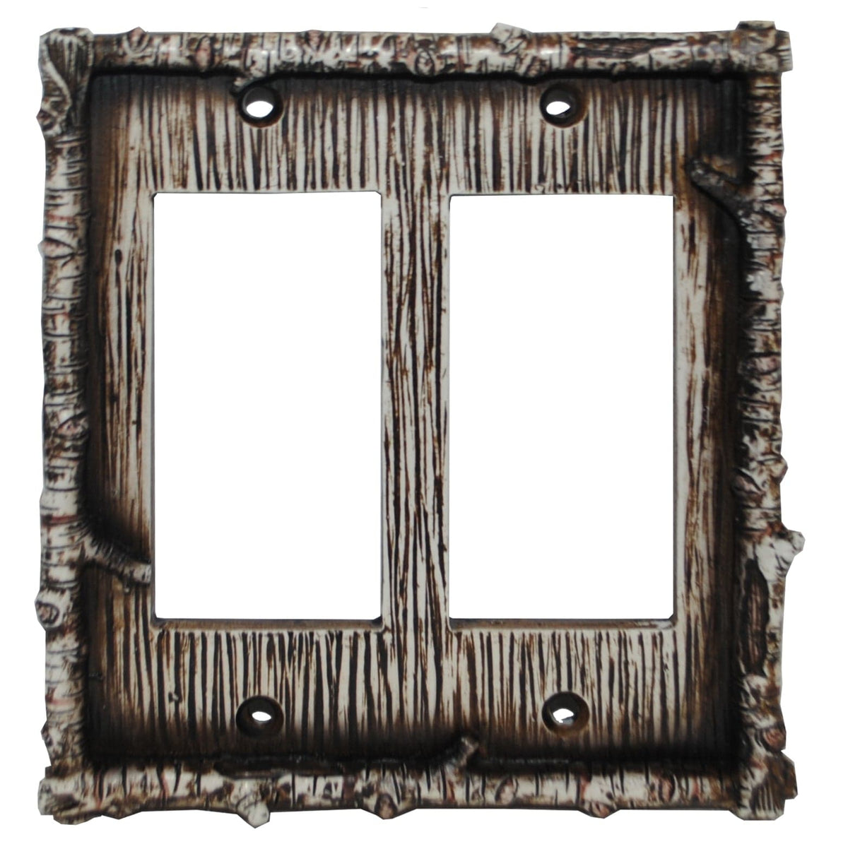 Birch Twig Double Rocker Wall Switch Plate