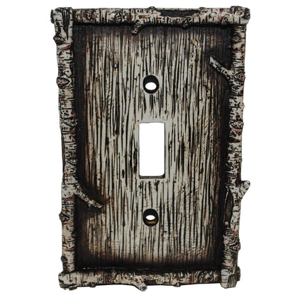 Birch Twig Single Wall Switch Plate