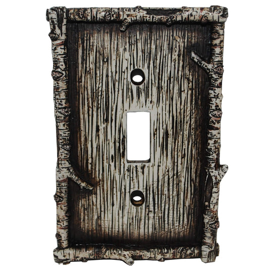 Birch Twig Single Wall Switch Plate