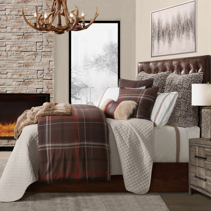 Jackson Plaid Duvet Cover Set, 3 Pc