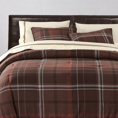 Jackson Plaid Duvet Cover Set, 3 Pc