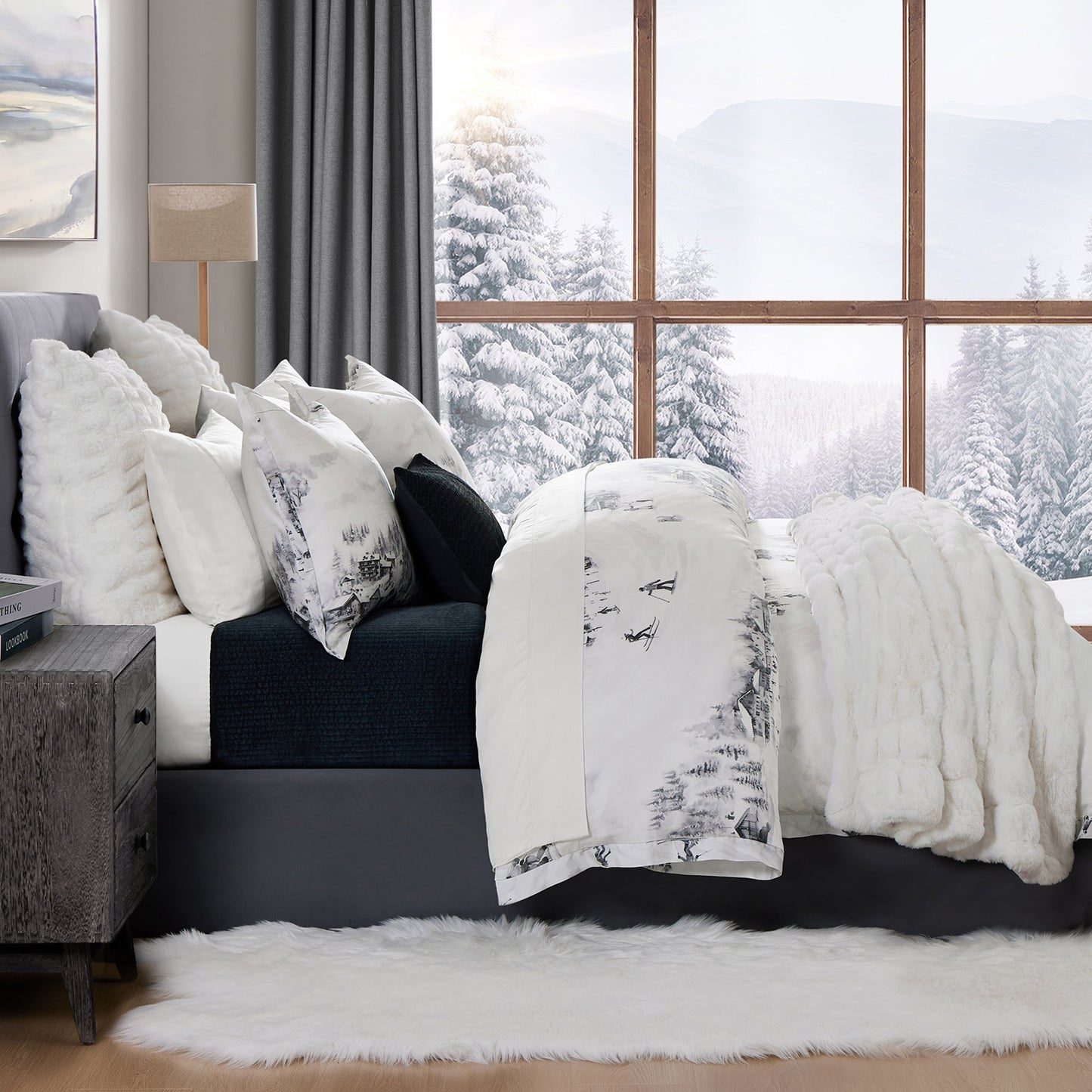 Ski Life Eucalyptus Comforter Set, 2 Pc