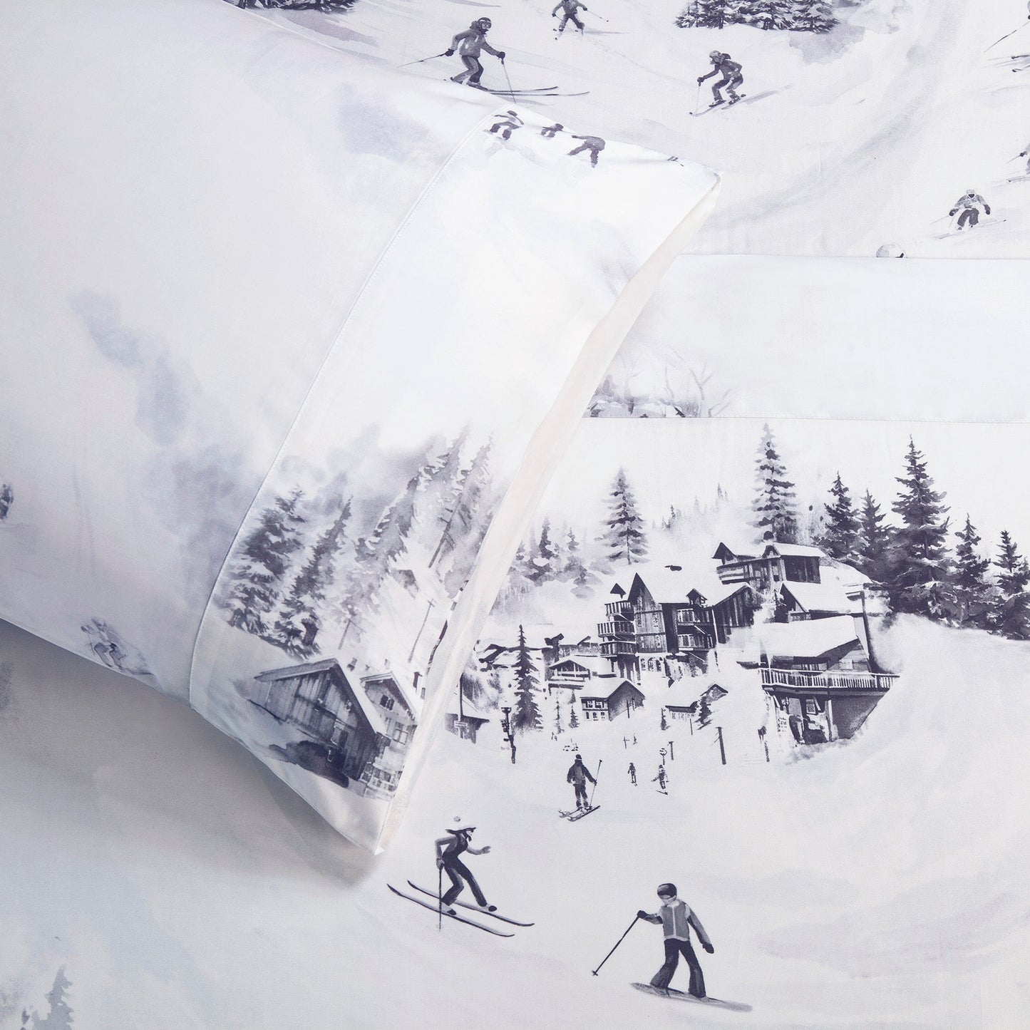 Ski Life Eucalyptus Sheet Set, 3 Pc