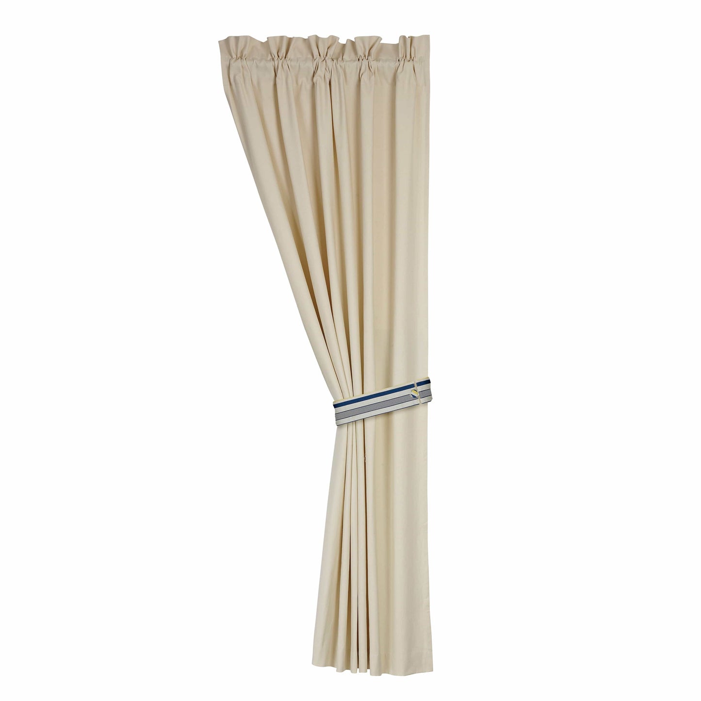 Beaufort Natural Canvas Curtain Set, 2 Pc