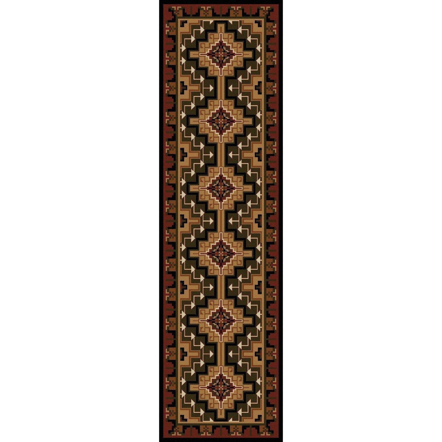 Land Of The Hills Rug – Red – detail view