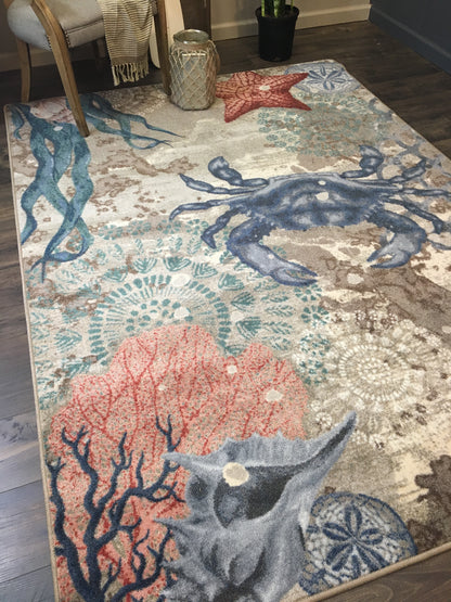 Latitude Adjustment Rug – Parchment – detail view