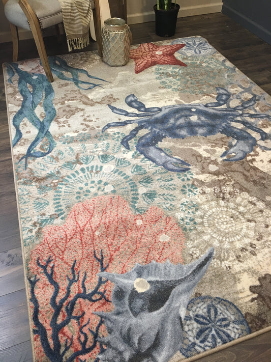 Latitude Adjustment Rug – Parchment – detail view