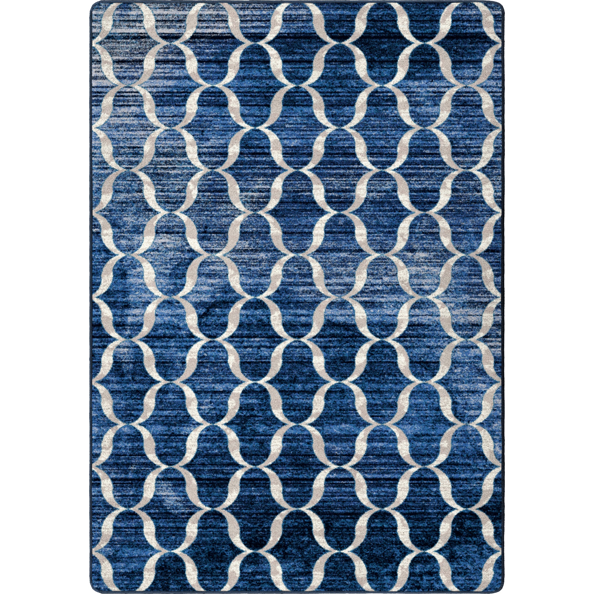 Lattice Rug – Blue – cabin lodge area rug