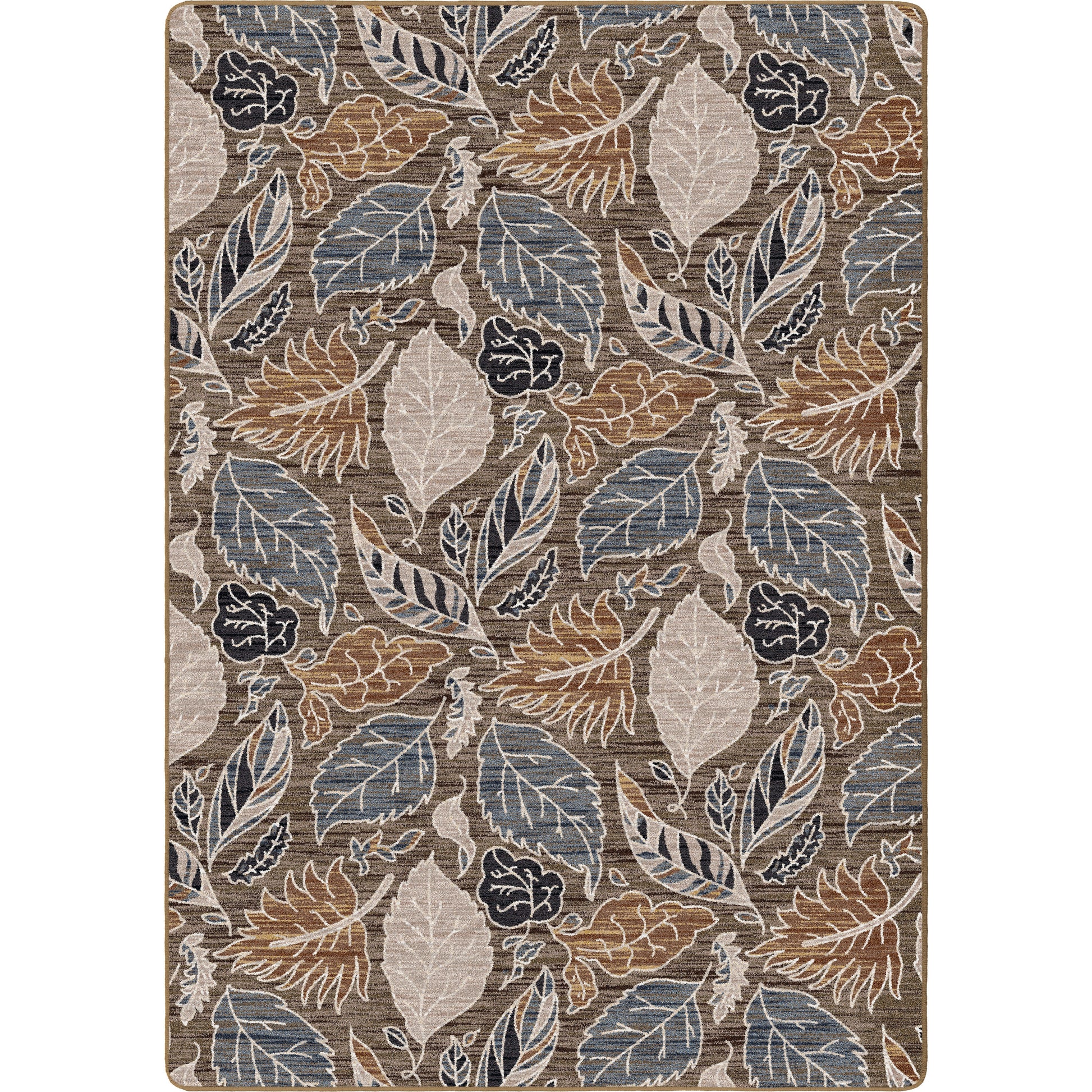 Leaves Rug – Suede – cabin lodge area rug