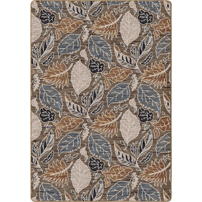 Leaves Rug – Suede – cabin lodge area rug