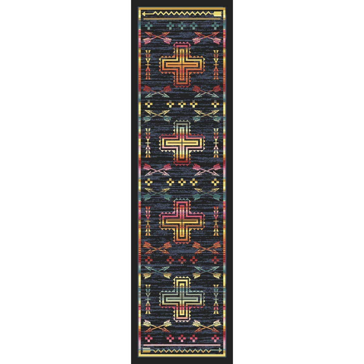 Legends Of The Desert Rug – Grey – room setting