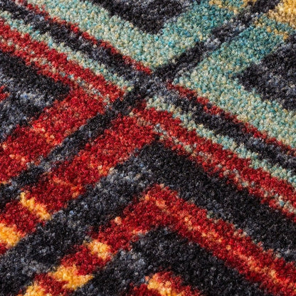 Legends Of The Desert Rug – Grey – pattern detail