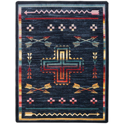 Legends Of The Desert Rug – Grey – cabin lodge area rug