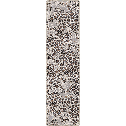 Leopard Lounge Rug – Natural – room setting