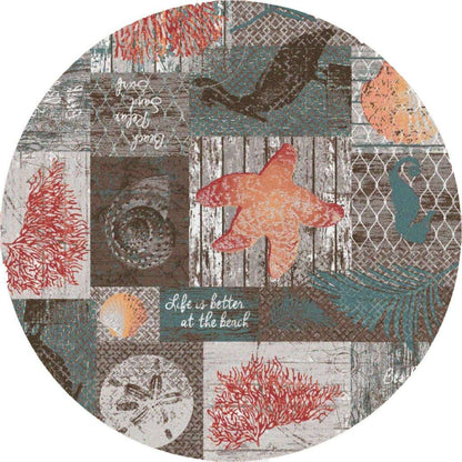 Life Is Better At The Beach Rug – Coastal – room setting