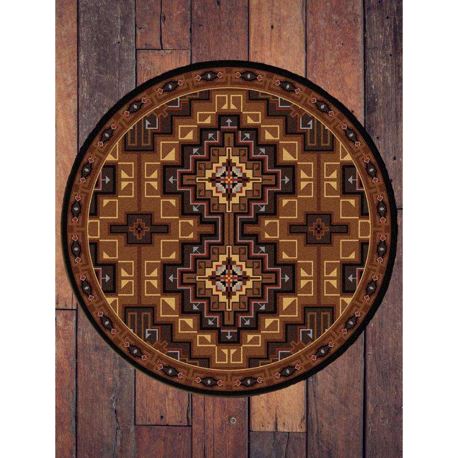 Look Inside Rug – Earth – room setting