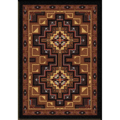 Look Inside Rug – Earth – cabin lodge area rug