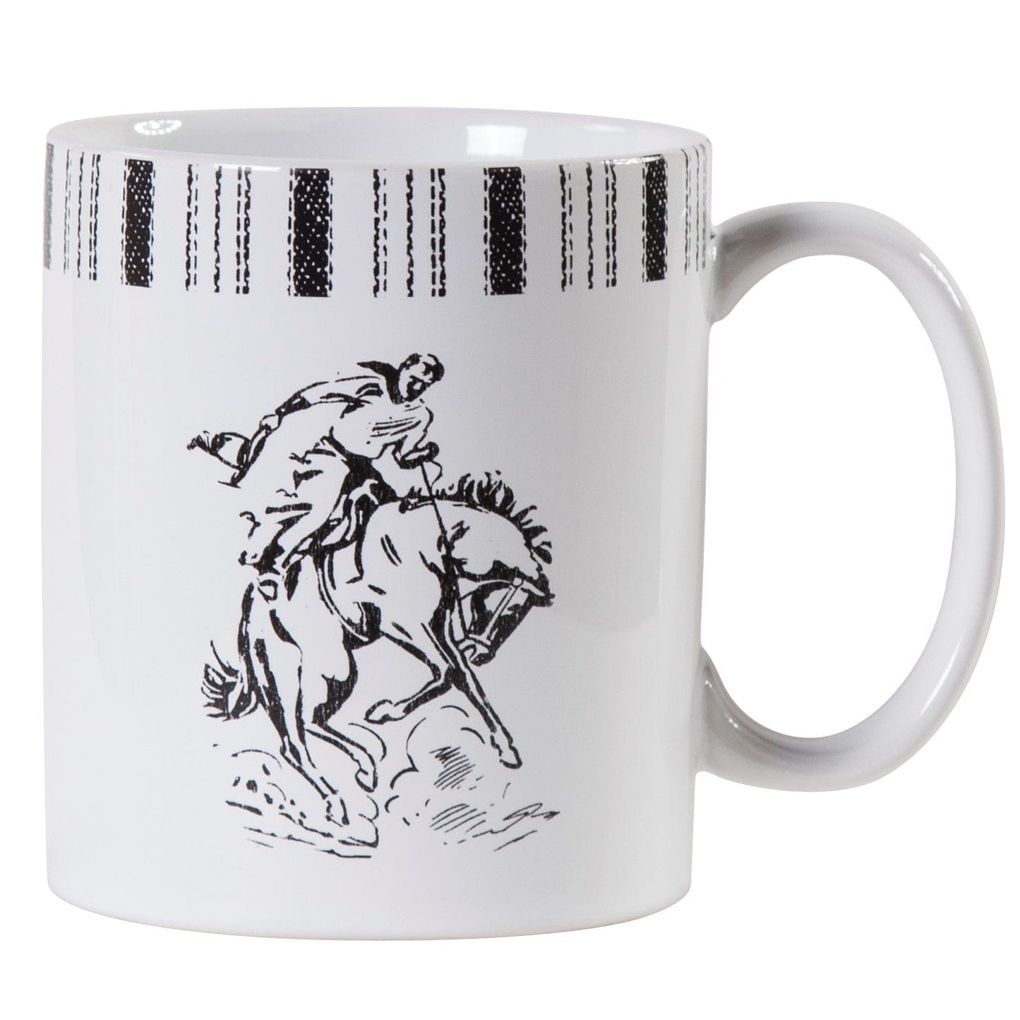 Ranch Life Bronco Mug Set, 4 Pc