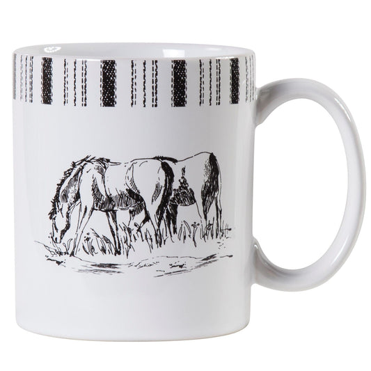 Ranch Life Remuda Mug Set, 4 Pc