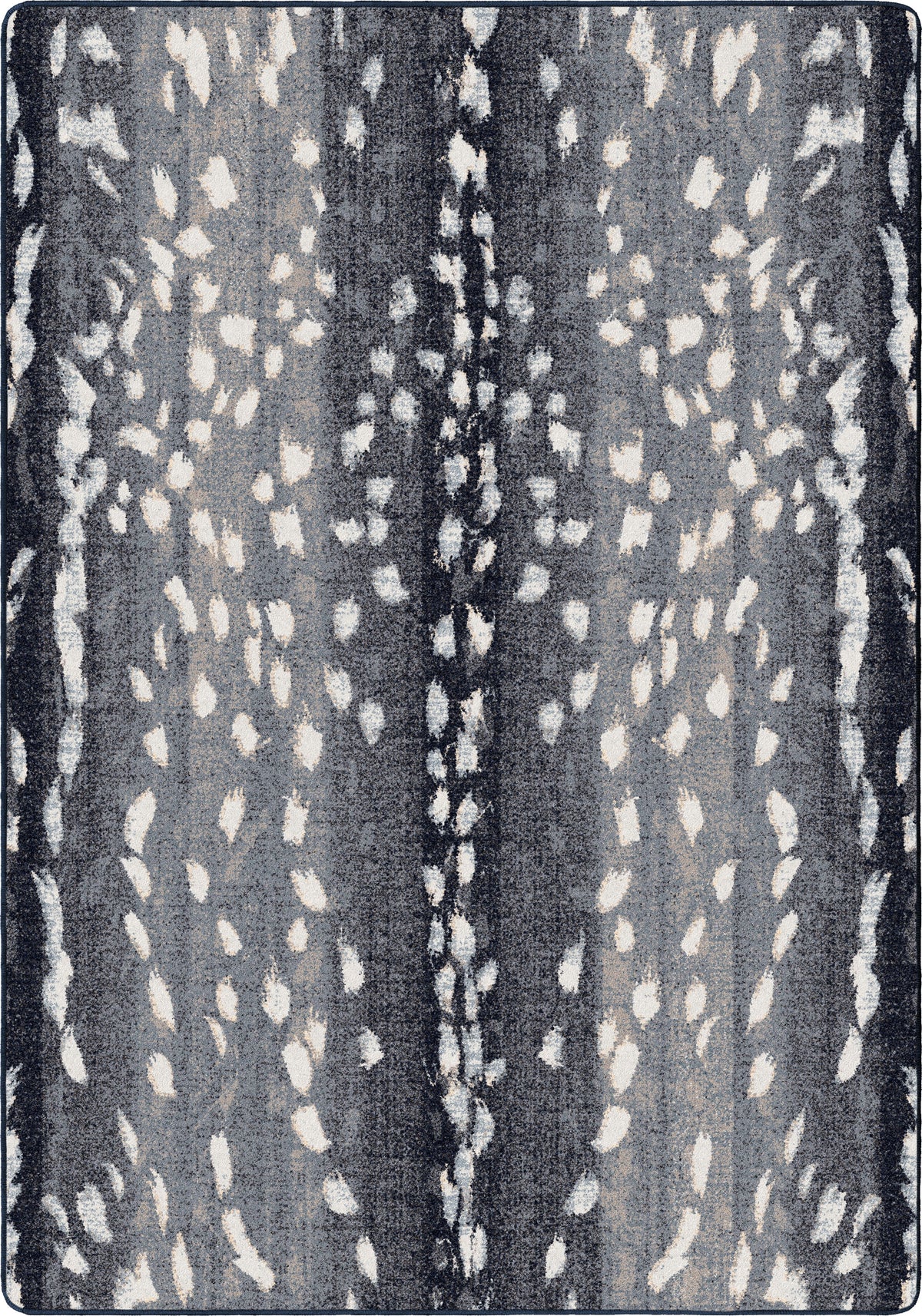 Emery Axis Hide Rug – Blue – cabin lodge area rug
