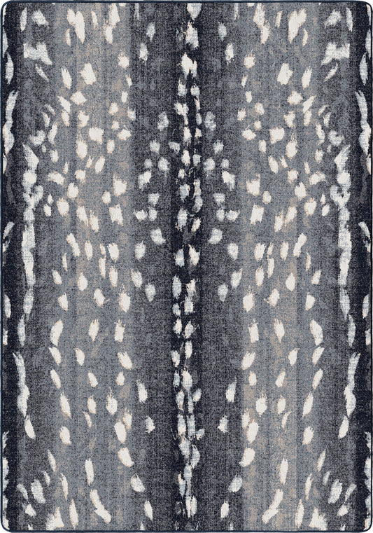 Emery Axis Hide Rug – Blue – cabin lodge area rug