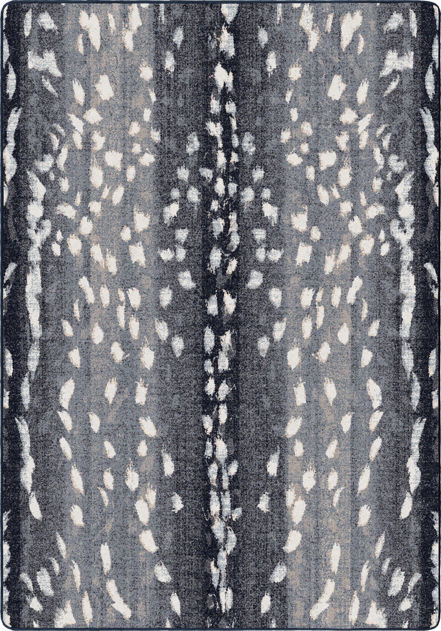 Mafaldi Axis Hide Rug – Blue – cabin lodge area rug