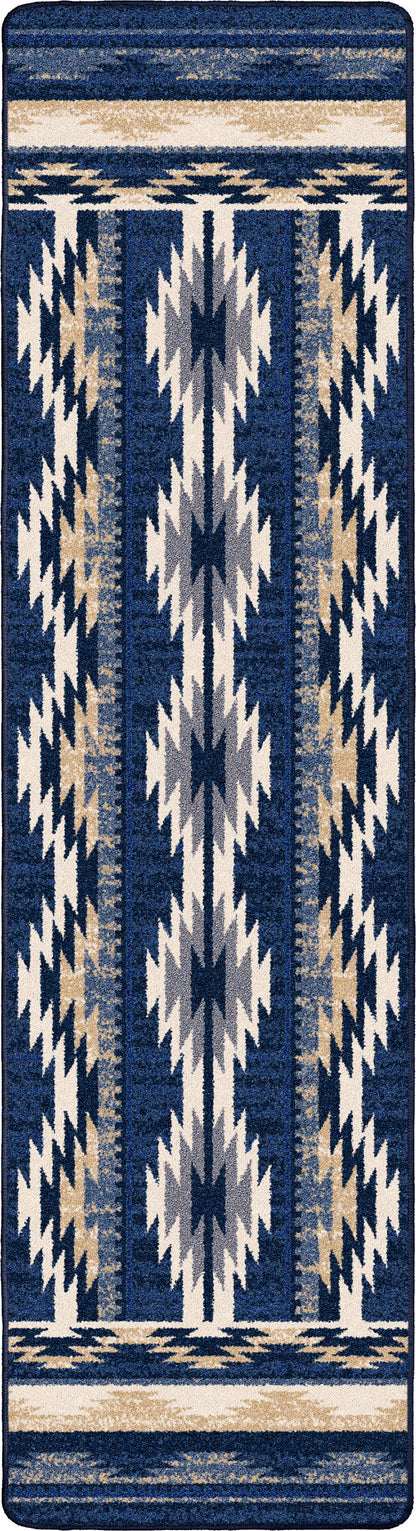 Medicine Rug – Cornflower – close up