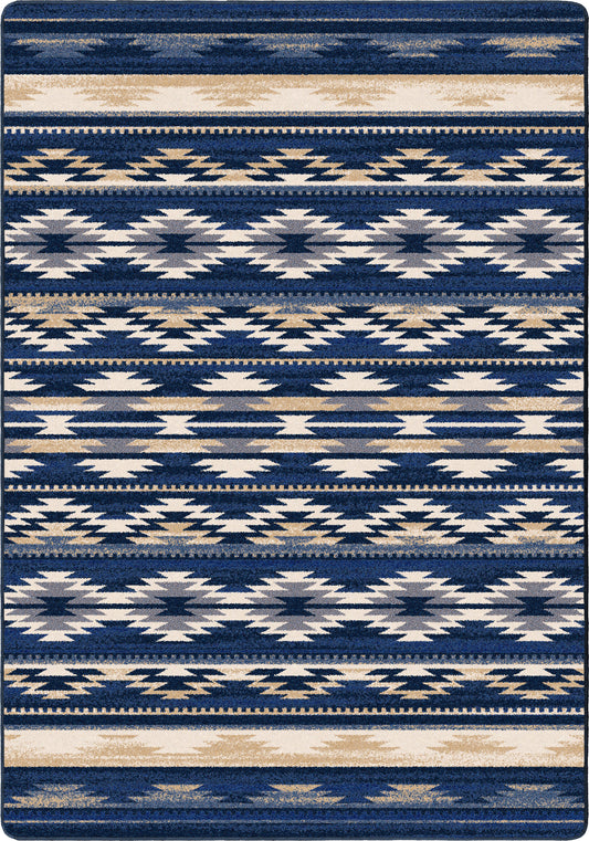 Medicine Rug – Cornflower – cabin lodge area rug