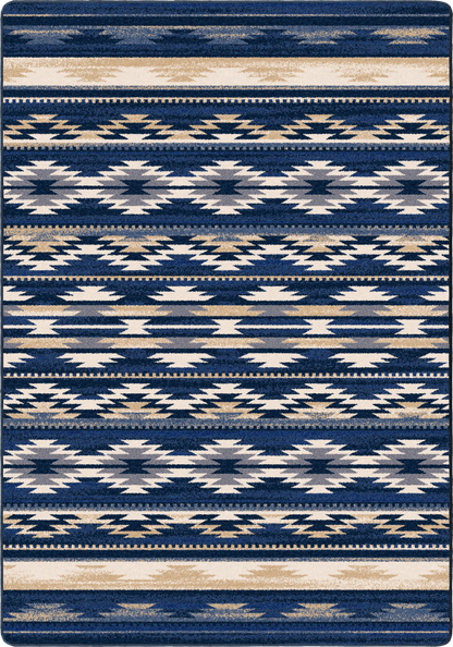 Medicine Rug – Cornflower – room setting