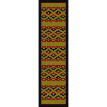 Mother's Basket Rug – Dark Chocolate – detail view