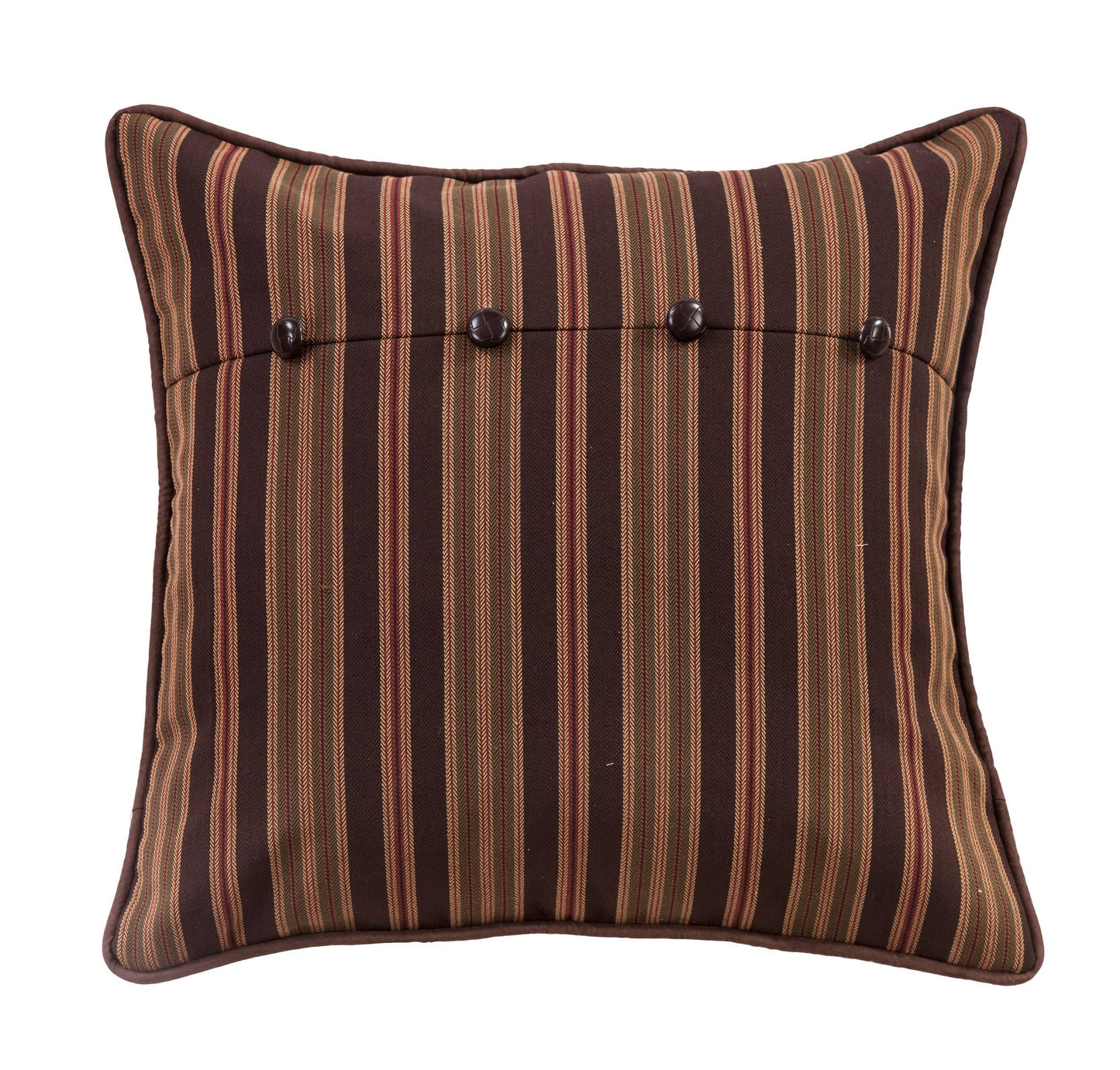 Forest Pine Stripe Euro Sham
