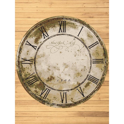 NYC Time Rug – Distressed – cabin lodge area rug
