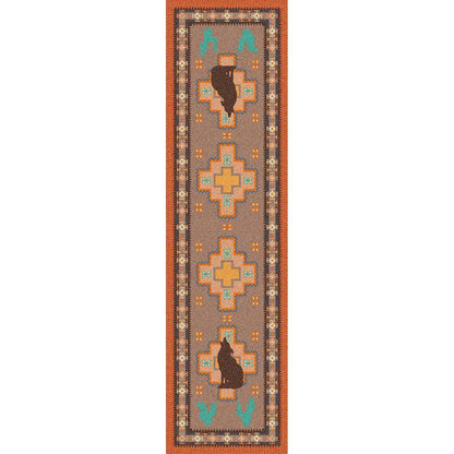 New Mexican Desert Rug – Desert Rose – detail view