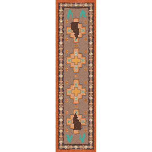 New Mexican Desert Rug – Desert Rose – detail view
