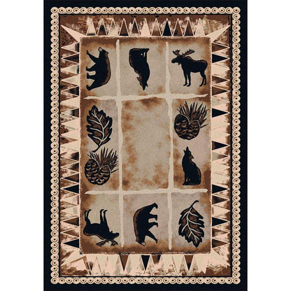 Northern Fauna Rug – cabin lodge area rug