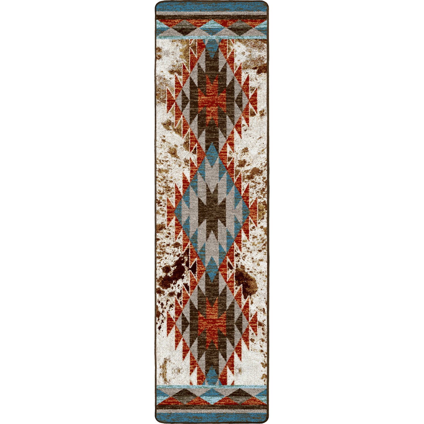 Nova Cowhide Rug – Rancher – room setting