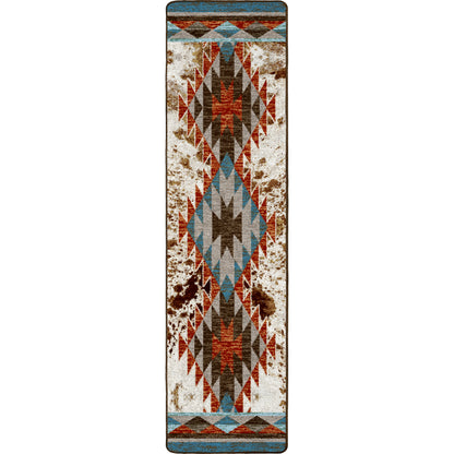 Nova Cowhide Rug – Rancher – room setting