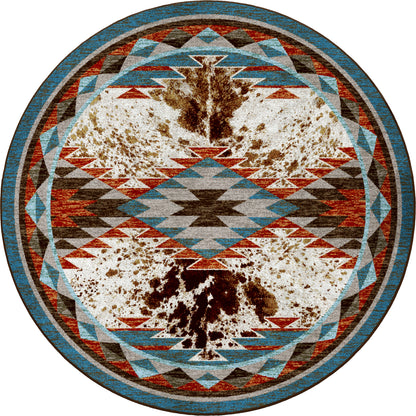 Nova Cowhide Rug – Rancher – close up