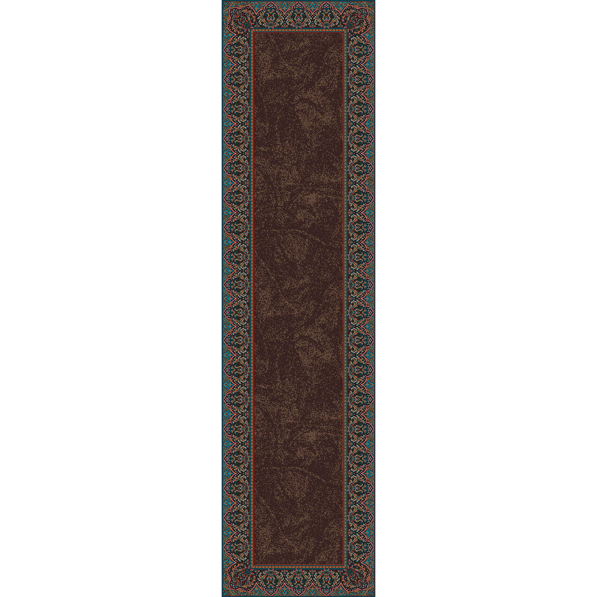 Nubuck Rug – Dark Chocolate – room setting