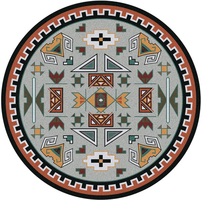 Four Rams OKA Rug – Rust – cabin lodge area rug