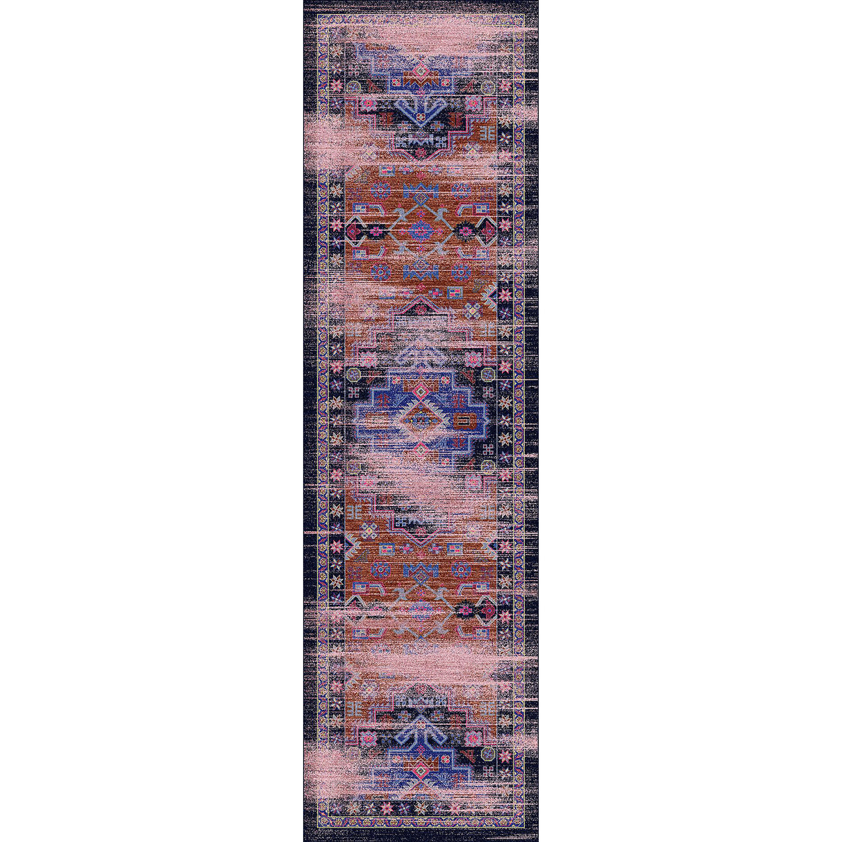 Oka Rust Rug American Dakota Turkish Nights OKA Area Rug – Cotton Candy – Cabin Rugs