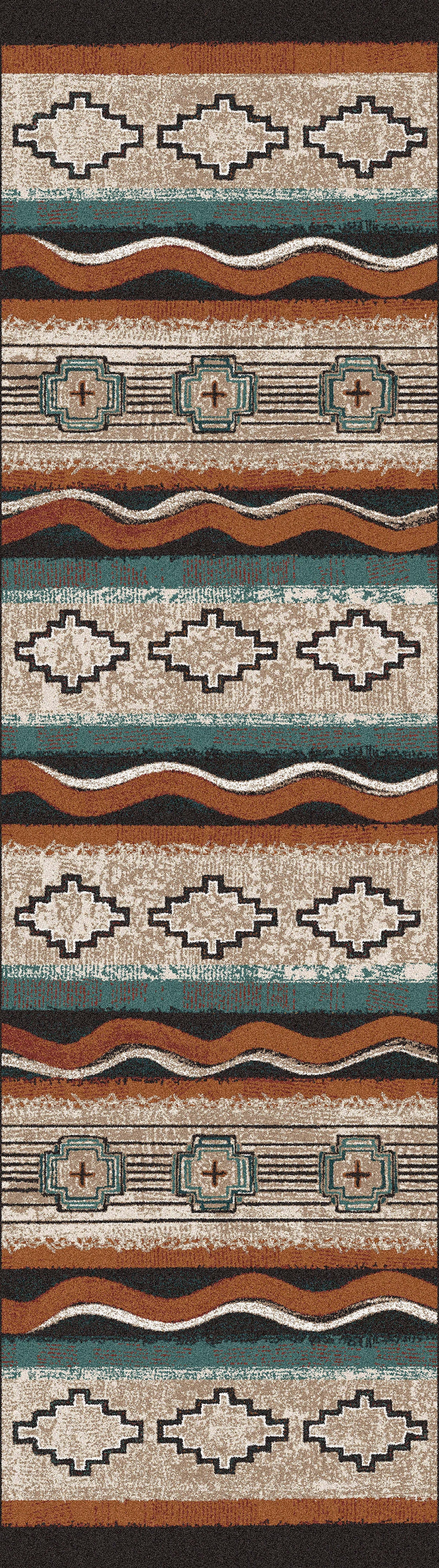 Brand New Old School OKA Rug – Buckskin – room setting