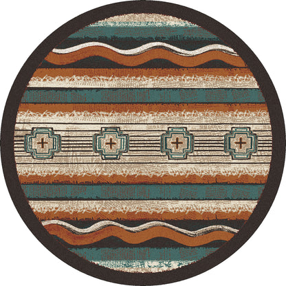 Brand New Old School OKA Rug – Buckskin – close up