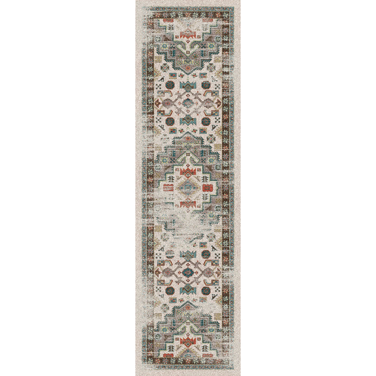 Persian Version OKA Rug – Light Distressed – close up