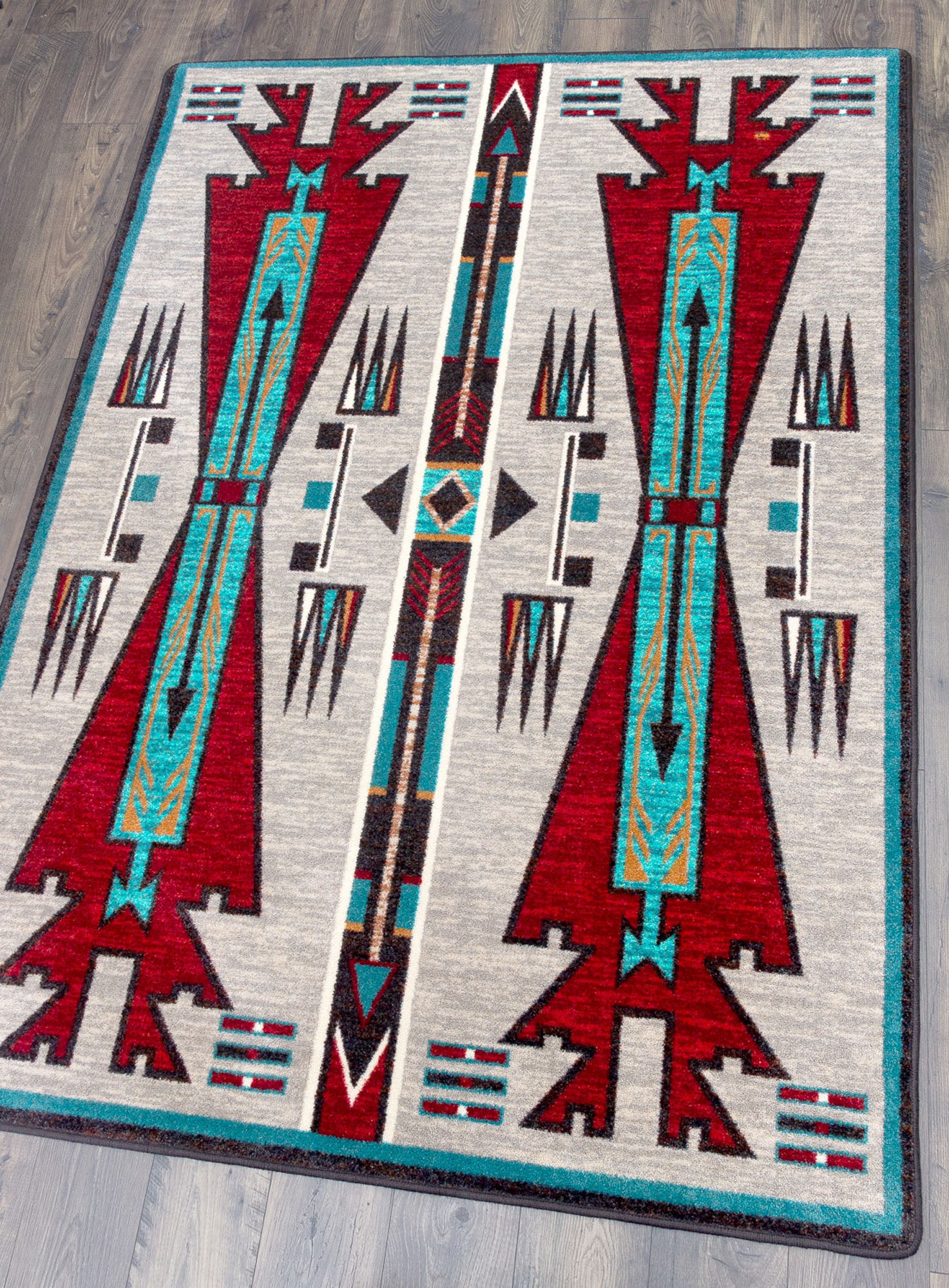 Horse Thieves OKA Rug – Electric – room setting
