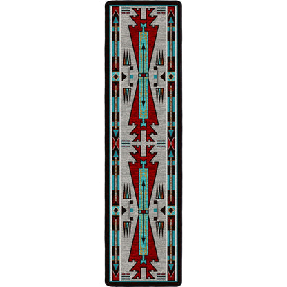 Horse Thieves OKA Rug – Electric – close up